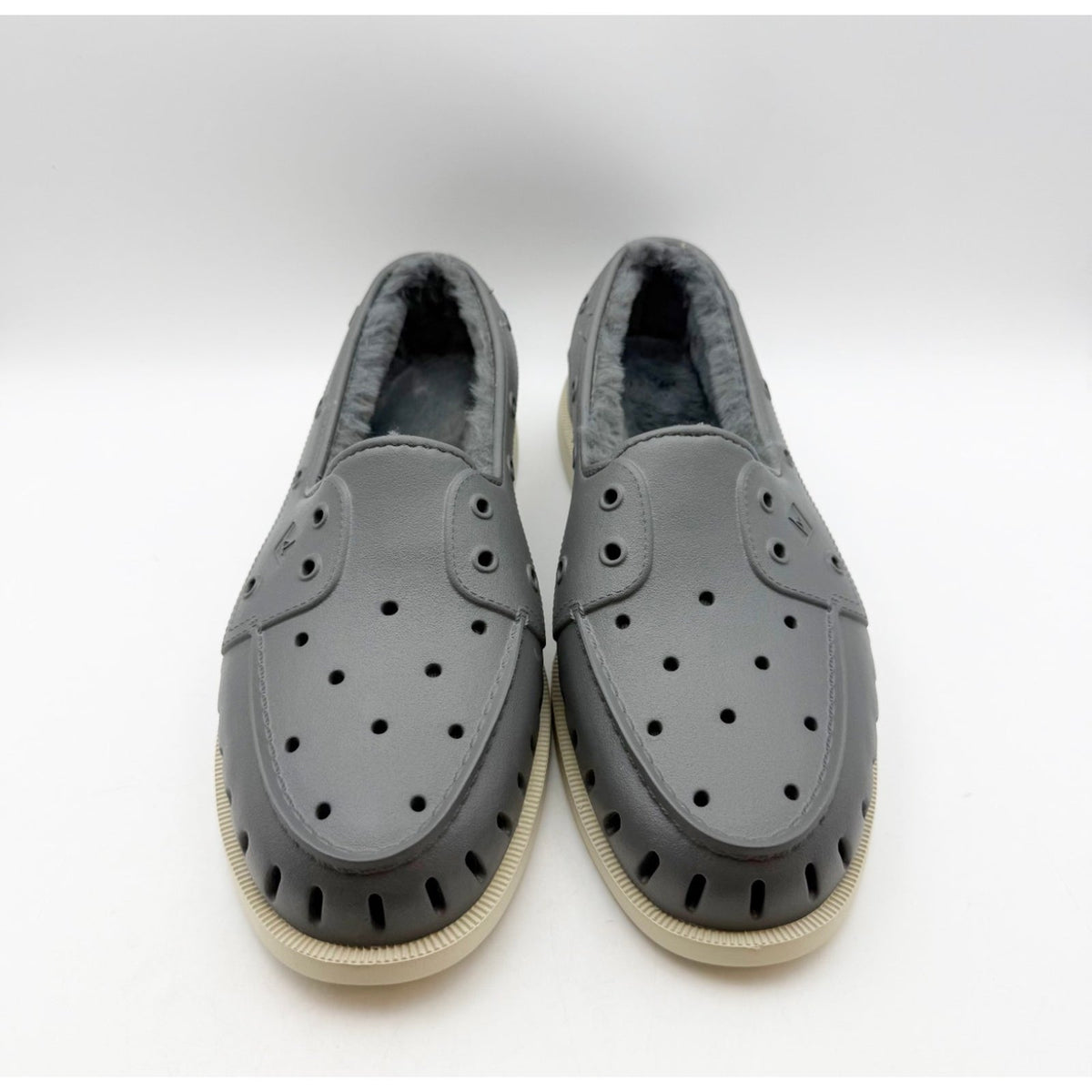 SPERRY Mens Original Float Cozy Boat Shoes Size 8 EU 41 Grey EVA NWOB