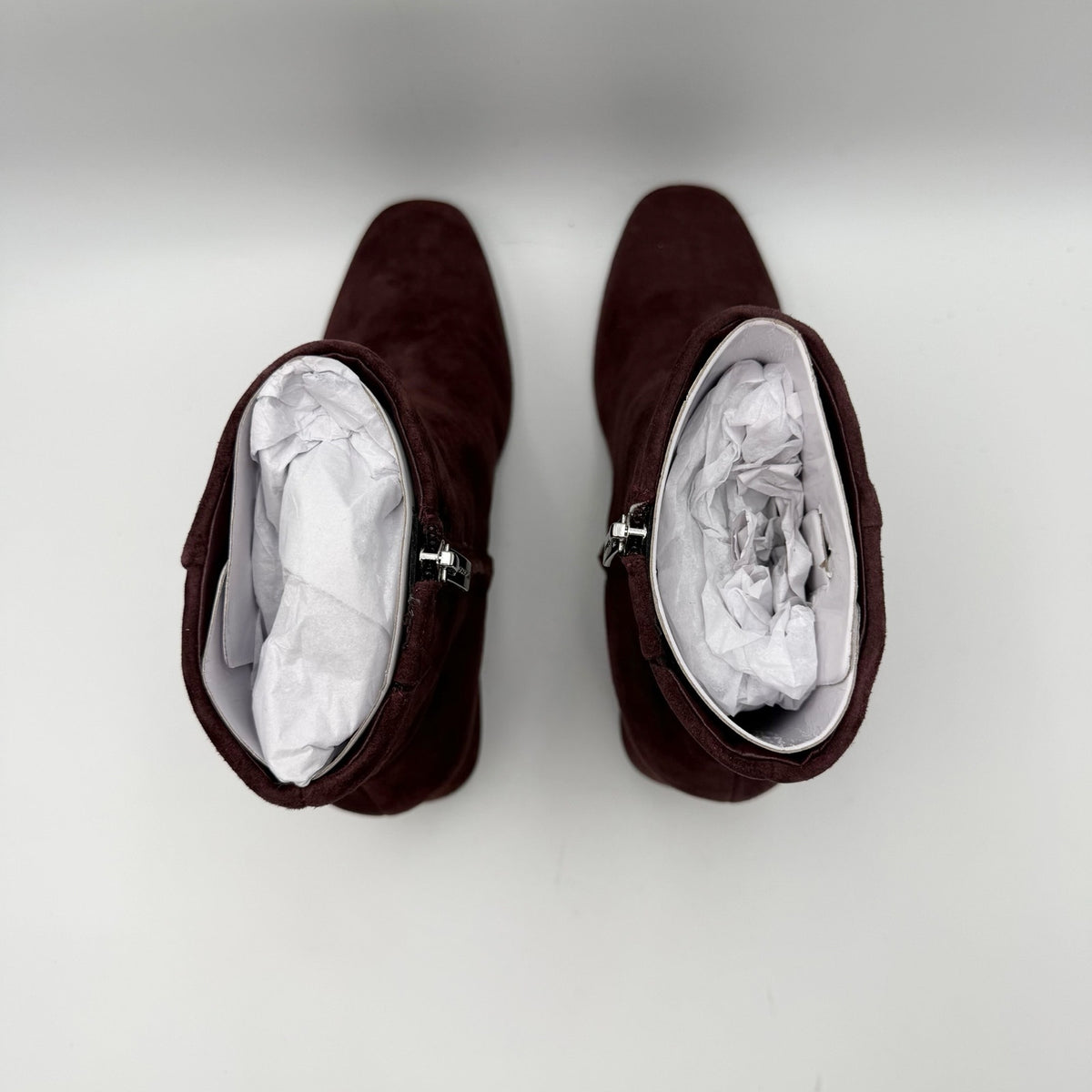 Rockport Womens Oaklei Ankle Boots Size 8.5 M Wine Red Suede NIB