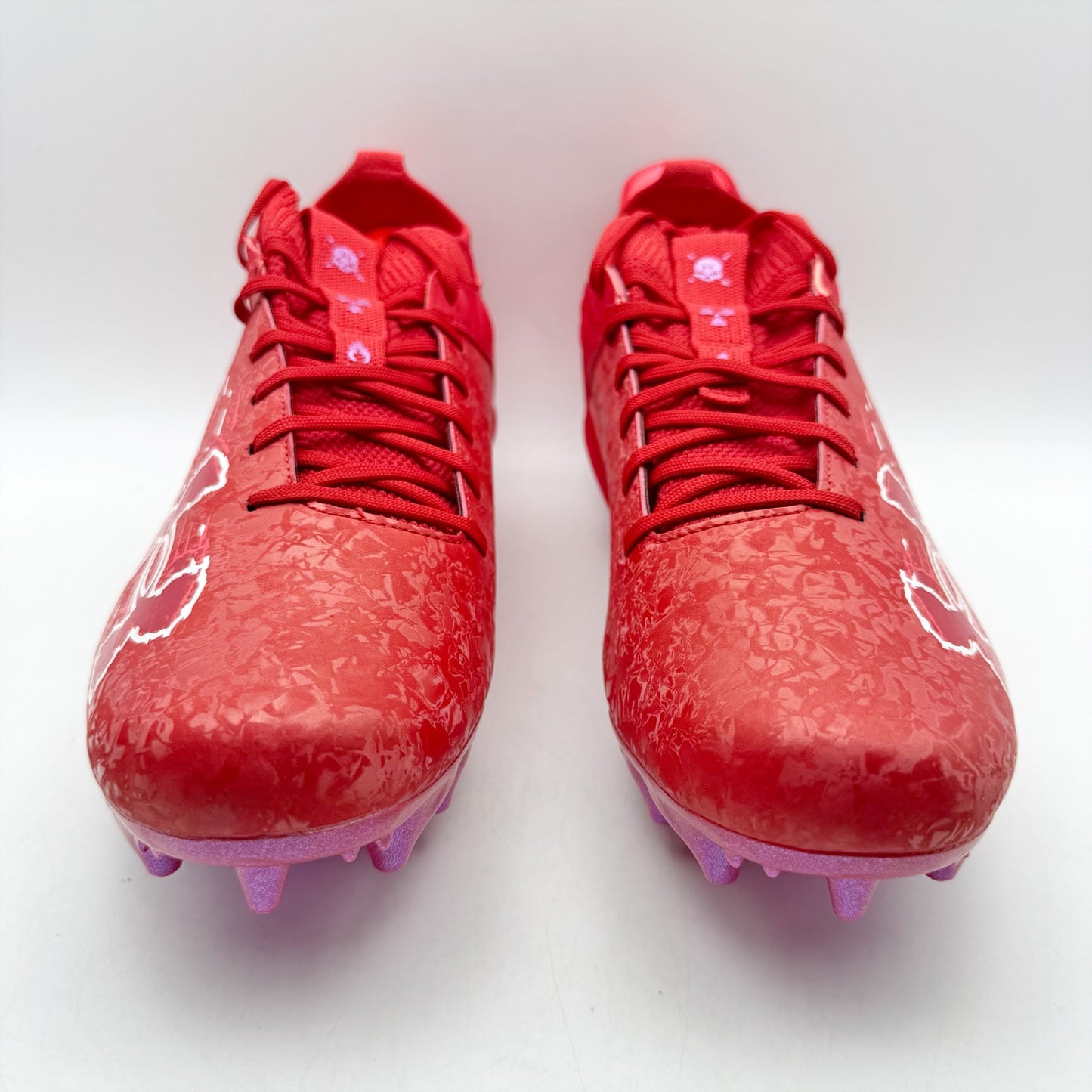 Under Armour Men Blur 2 MC Suede Molded Football Cleats US 13 Red Athletic NIB