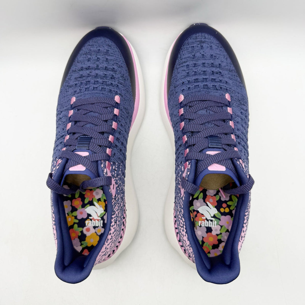 Rabbit Womens Dream Chaser Running Shoes US 7.5 Blue Purple Athletic Sneaker NIB