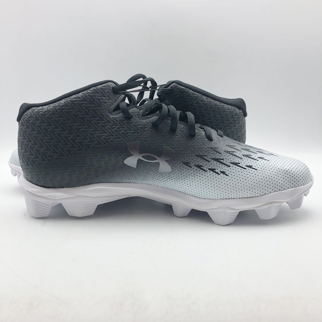 Under Armour Spotlight Franchise RM 4.0 Football Cleats Mens 9 Black White NWOB
