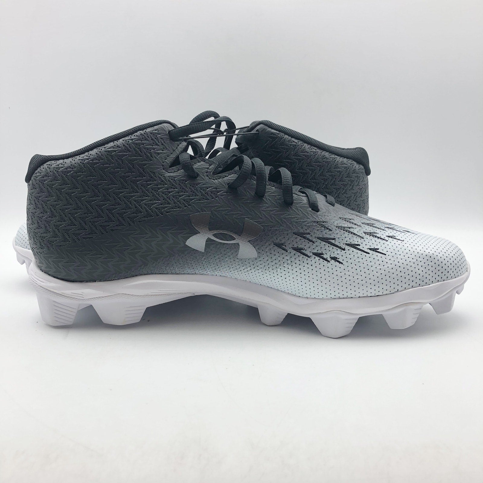 Under Armour Spotlight Franchise RM 4.0 Football Cleats Mens 9 Black White NWOB