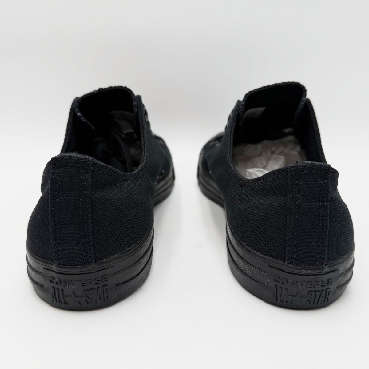 Converse Mens Chuck Taylor All Star Low Sneakers Size 10.5 Black Monochrome NWOB