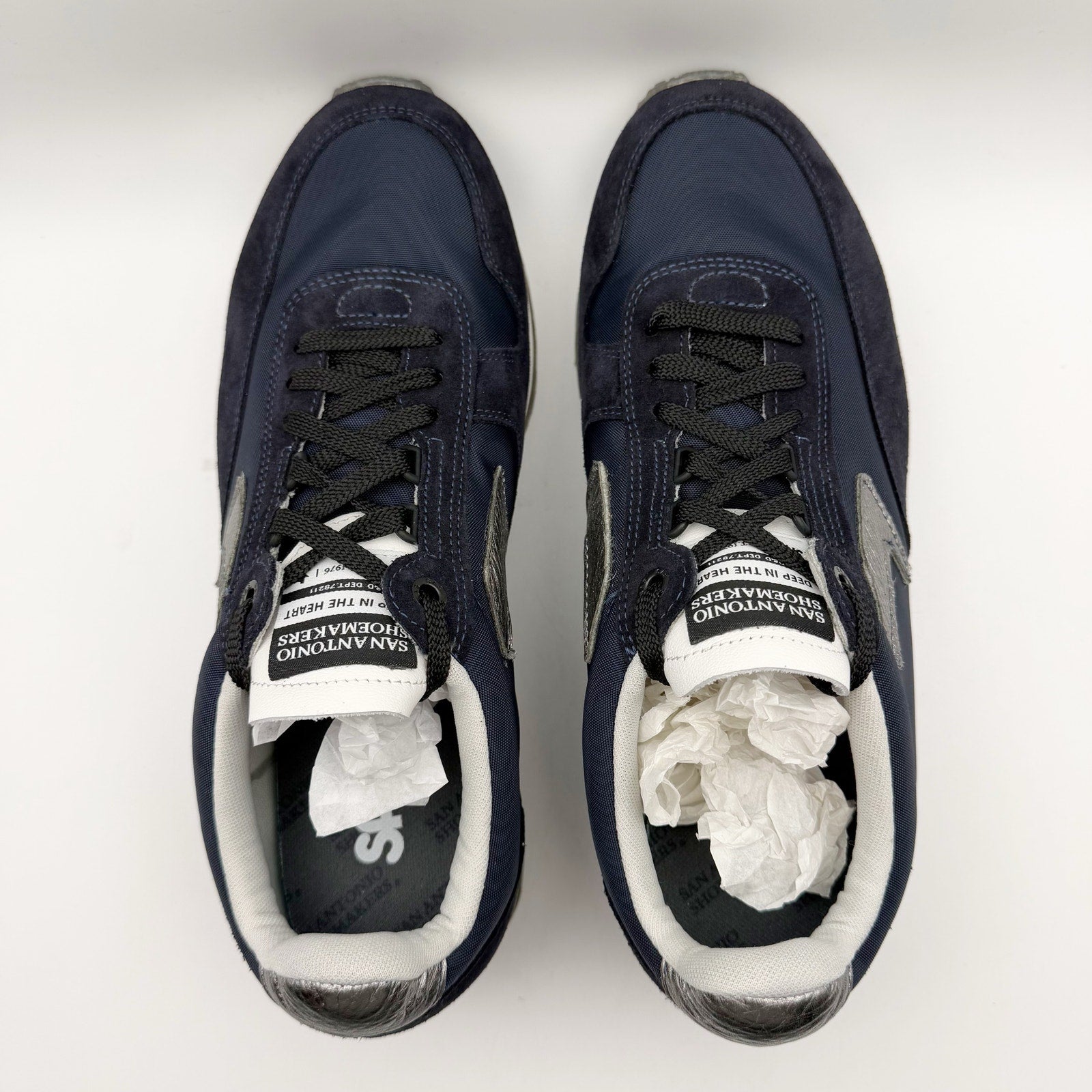 SAS Womens 7Eventy6ix-X Comfort Retro Sneakers Size 11 WIDE Blue Suede NIB