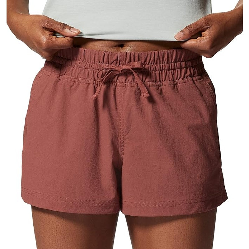 MOUNTAIN HARDWEAR Women's Basswood Pull-on Shorts Medium Red Clay Earth NWT