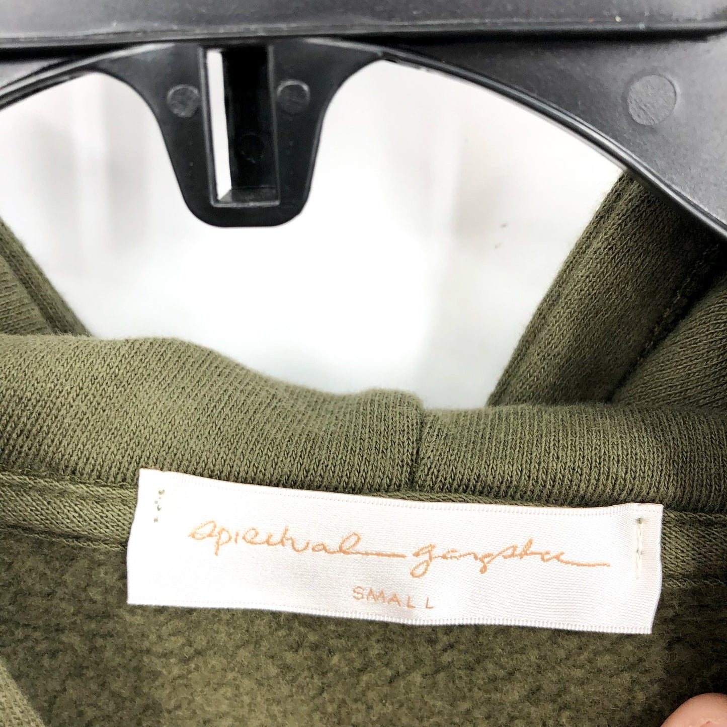 SPIRITUAL GANSTER Cosmic Energy Easy Hoodie Small Spruce Green Sweatshirt NWOT