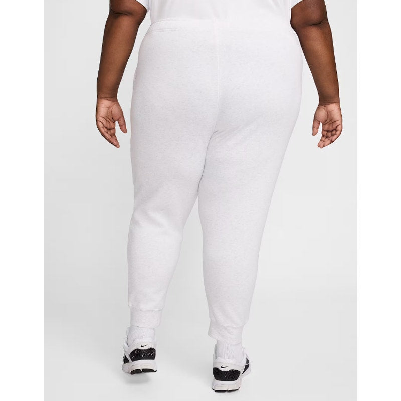 NIKE Womens Sportswear Club Fleece Joggers 1X Light Grey Mid-Rise Sweatpants NWT