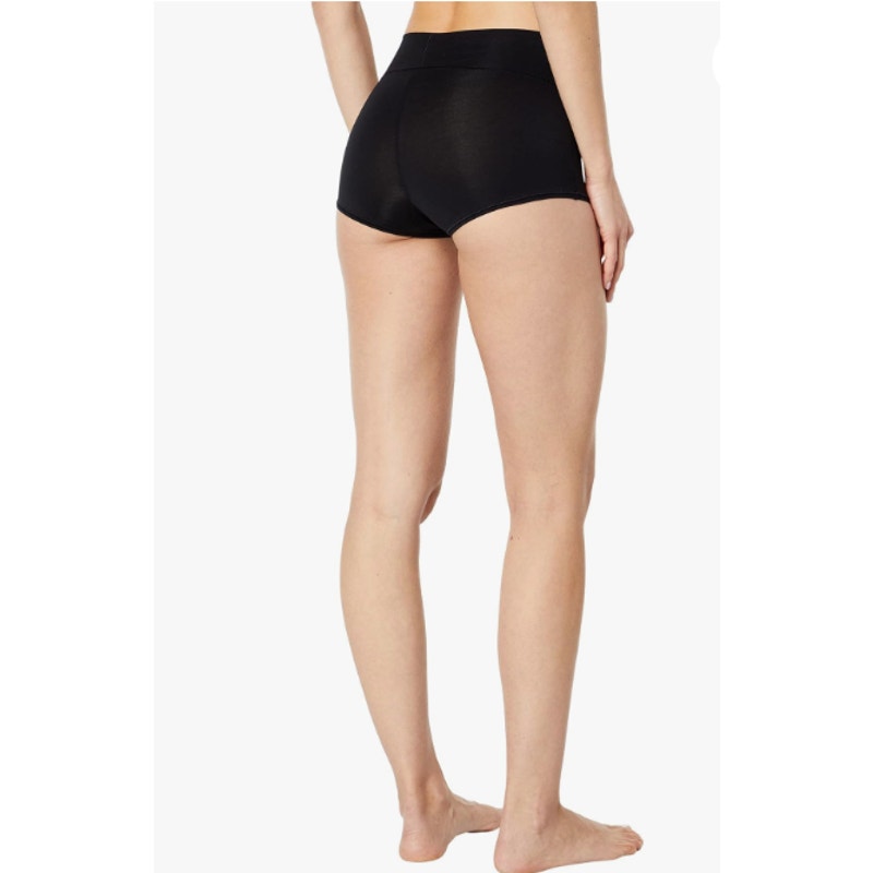 SPANX Women's Shaping Cotton Control Boy Short XL Very Black 40051R NWT