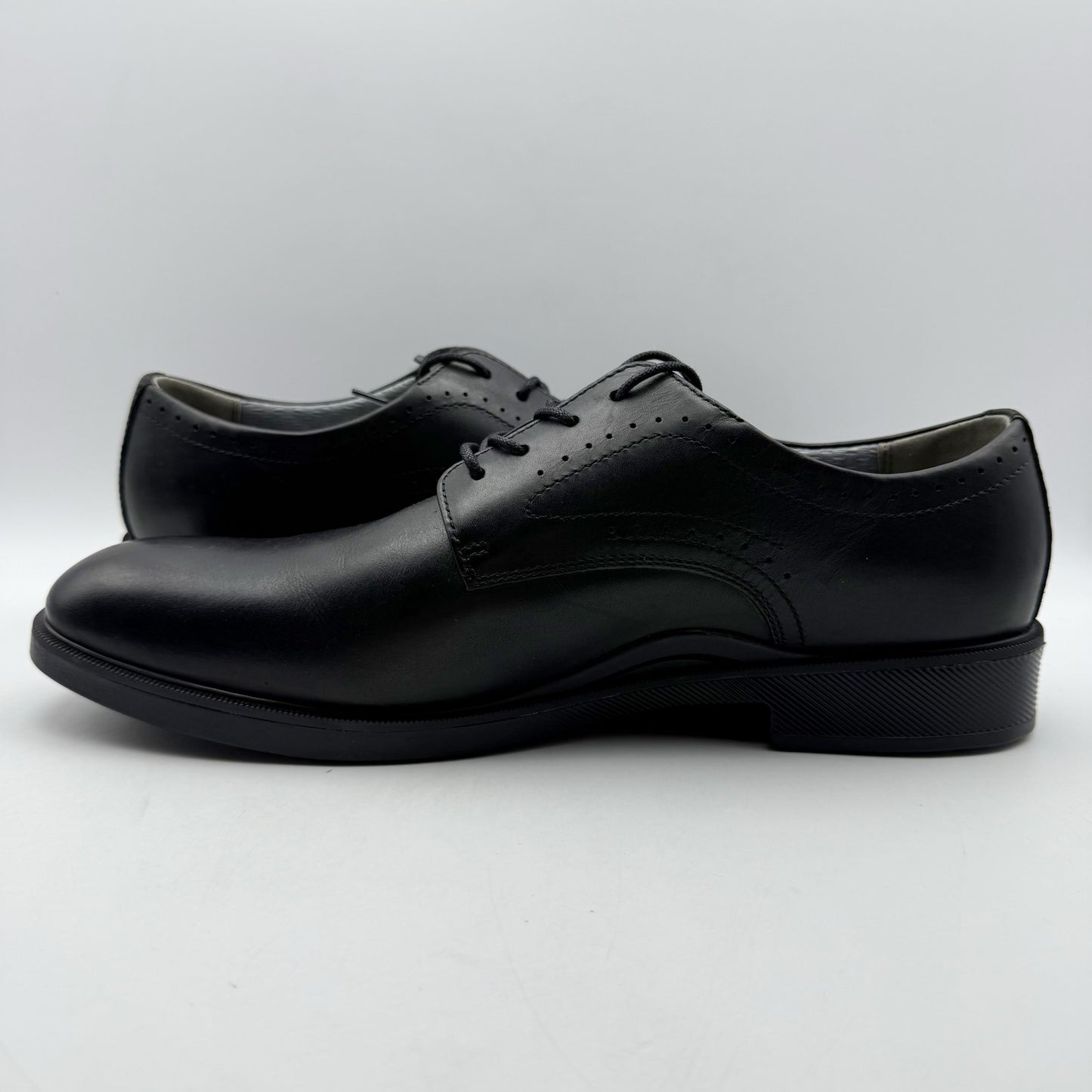 Johnston & Murphy Mens XC4 Maddox Oxford Shoes US 11.5 M Black Leather NWOB