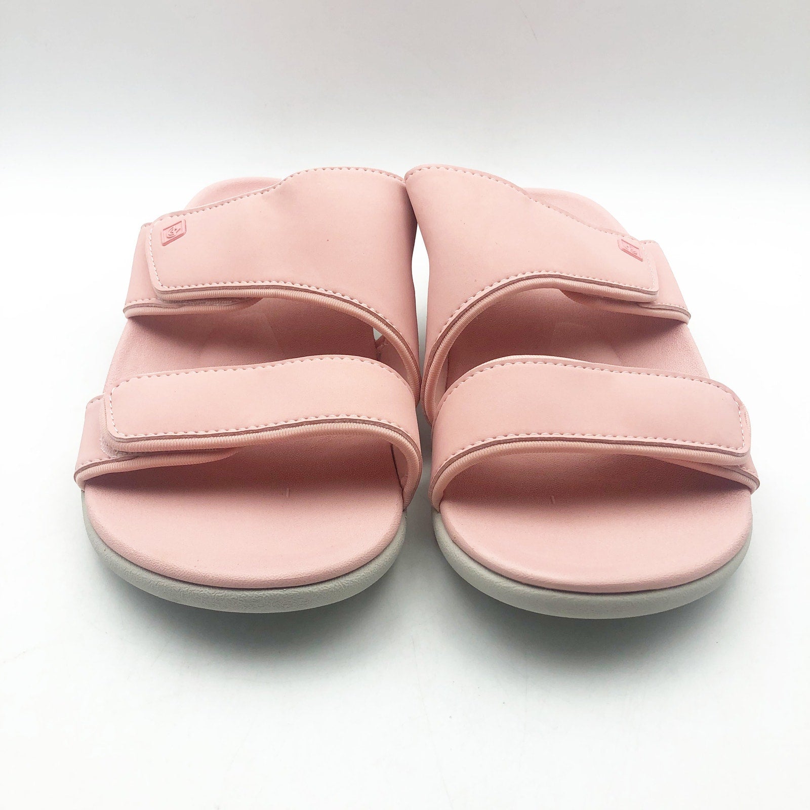 Spenco Womens KHOLO NUEVO Comfort Slide Sandals Size 7.5 B Coral Pink NWT