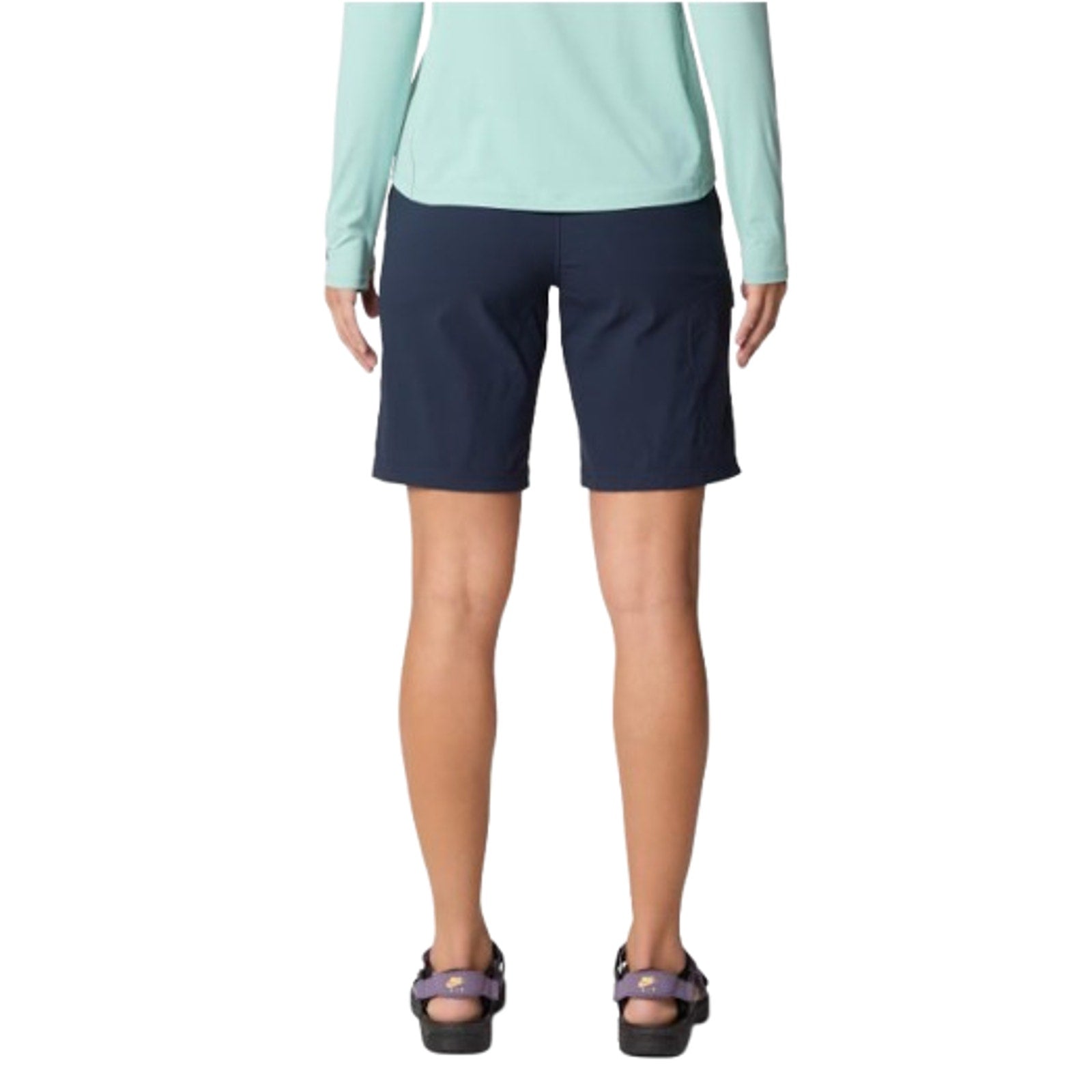 MOUNTAIN HARDWEAR Women's Dynama Bermuda Shorts Small Blue Abyss NWT