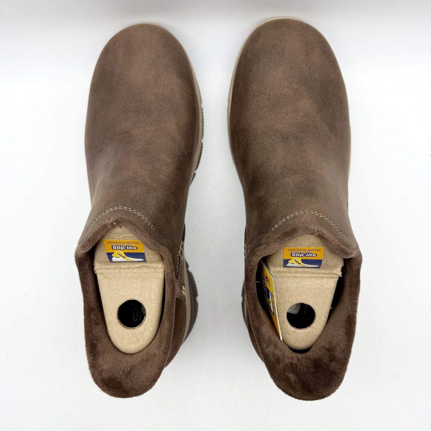 Skechers Womens Easy Going Modern Hour Slip On Shoes US 9 EU 39 Brown NIB