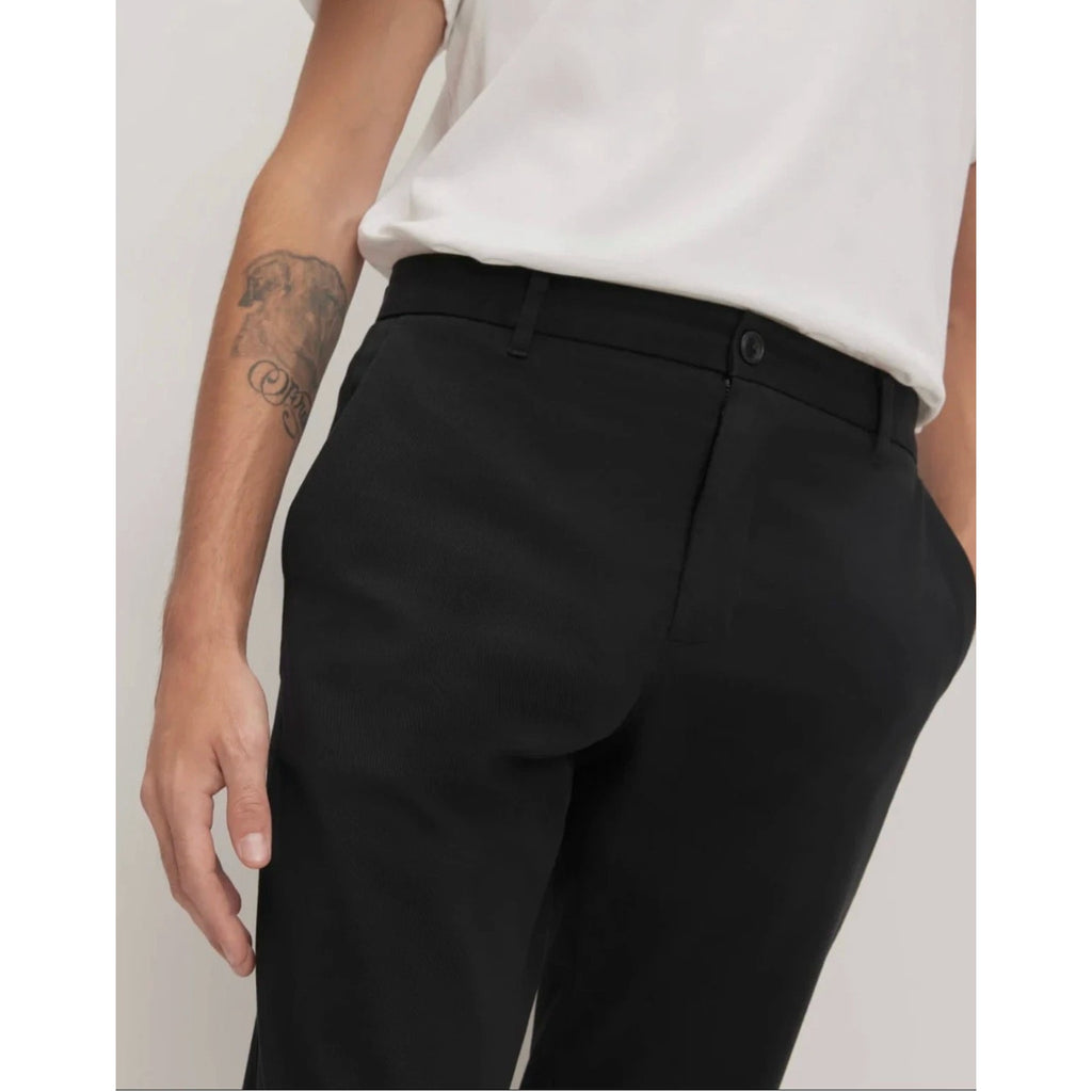 EVERLANE Uniform Mens Performance Chino Pants 28x30 Black Athletic Fit NWT
