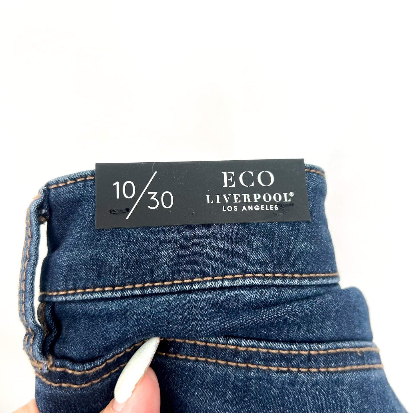 LIVERPOOL Women's Abby Skinny Jeans Size 10 30 Blue San Andreas Dark Denim NWT