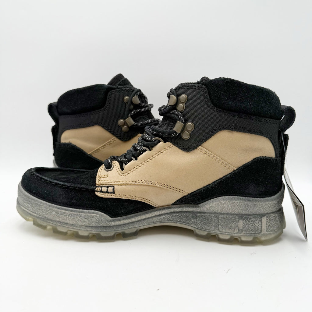 Ecco x Concepts Mens Track 25 Hiking Boots EU 42 US 8.5 Tan Black Leather WP NWT