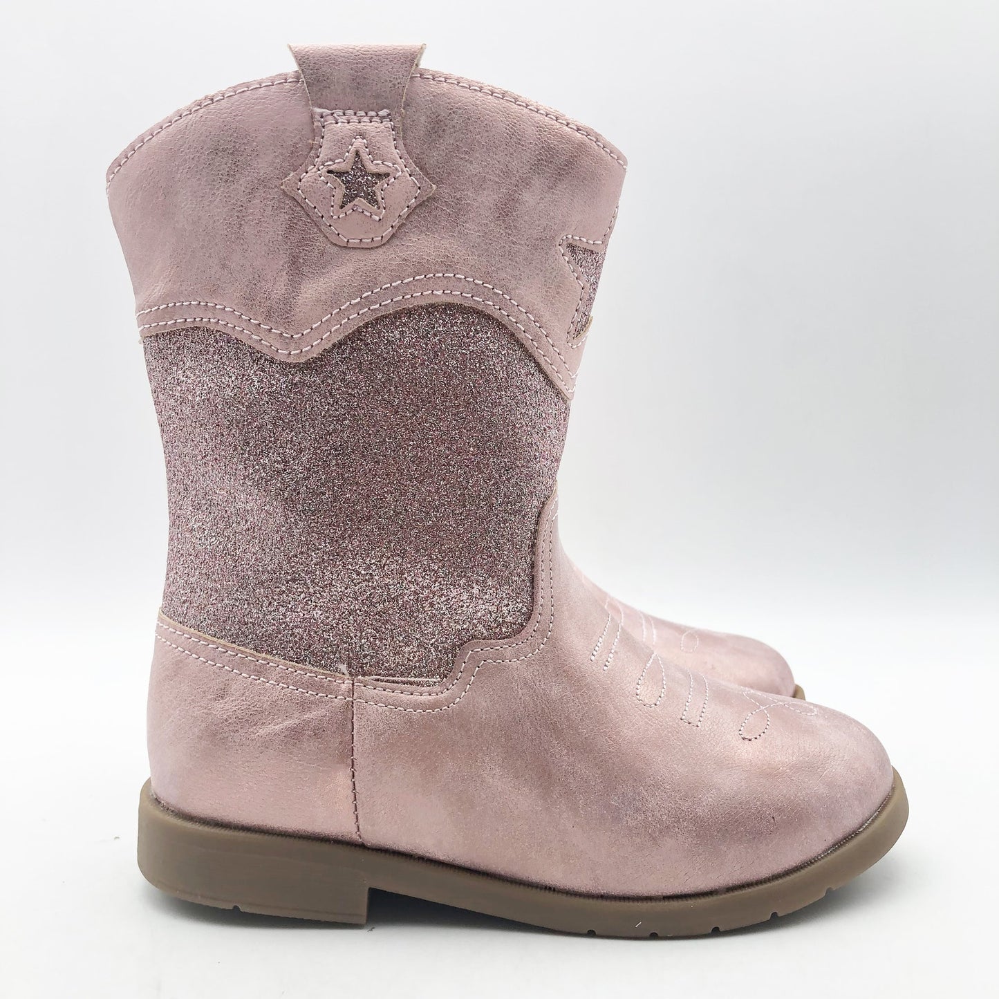 Stride Rite Girls SR Wynona Blush Boots Size 2 Toddler Shoes Pink Sparkle NIB