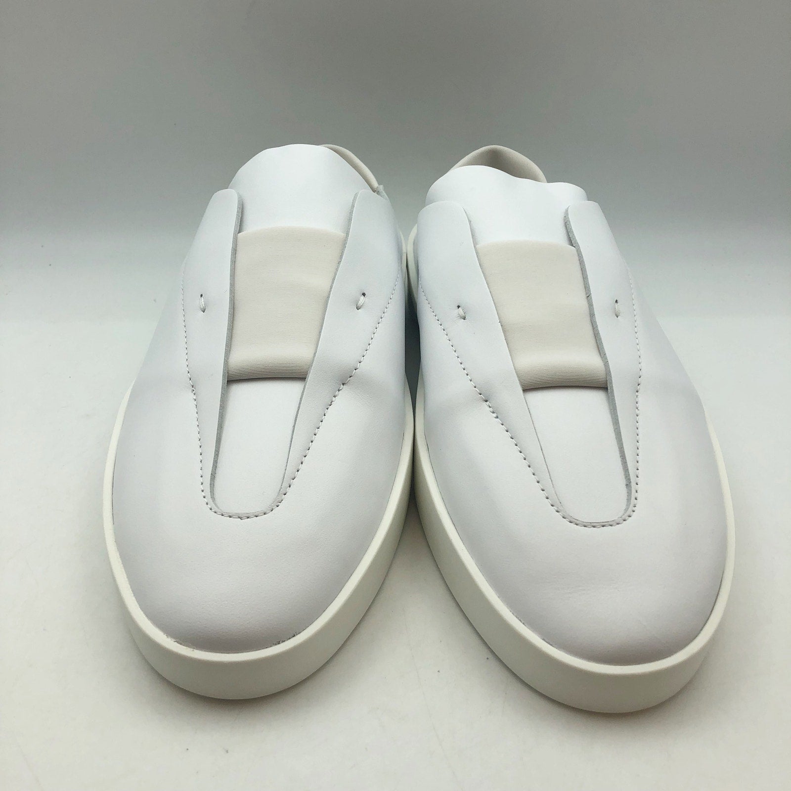Wolf & Shepherd Cruise Ace Slip On Casual Sneakers Womens 8 White Leather NIB