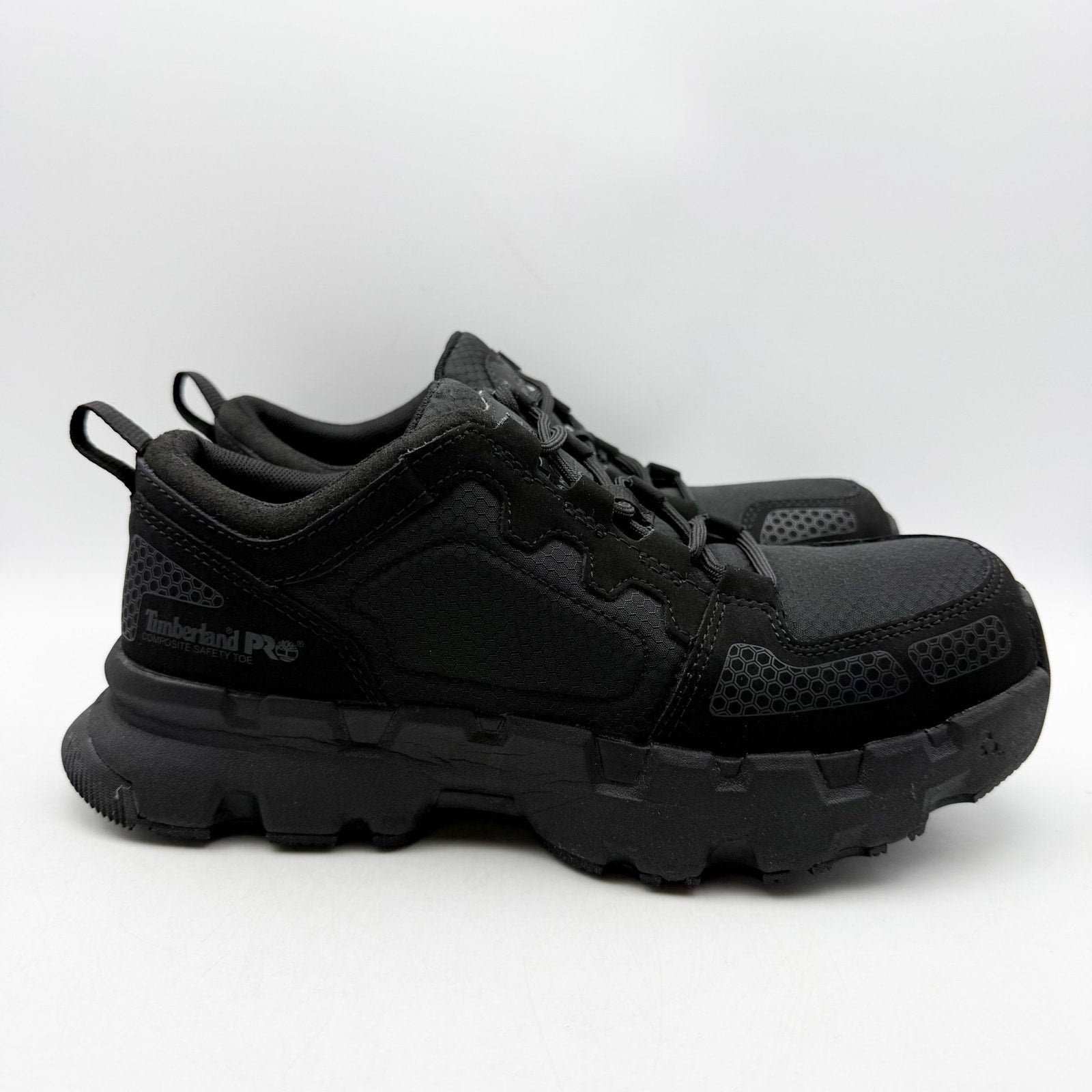 Timberland Pro Womens Powertrain EV CT Work Sneakers US 8.5 M EU 39 Black NIB