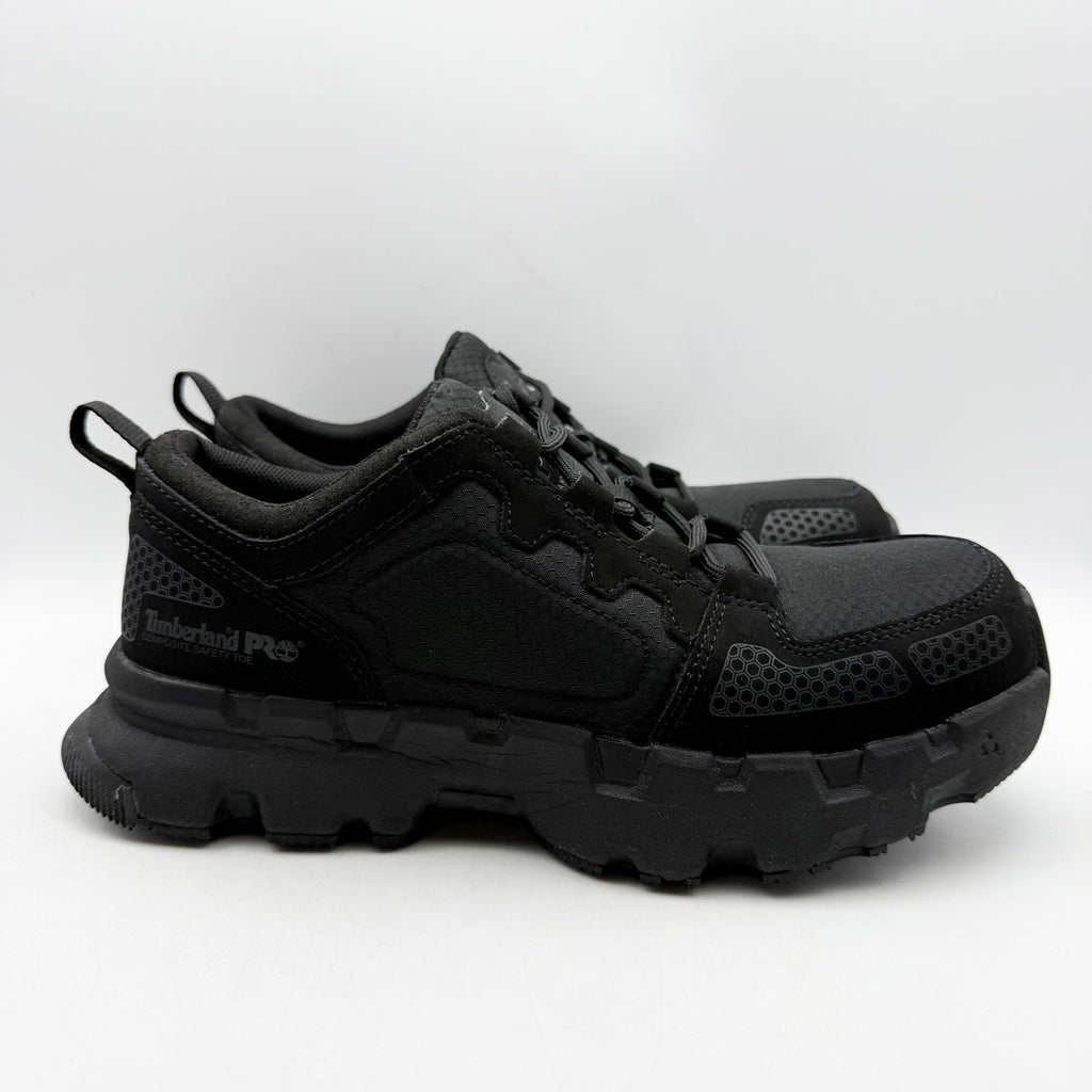 Timberland Pro Womens Powertrain EV CT Work Sneakers Size 8.5 Black Comp Toe NIB