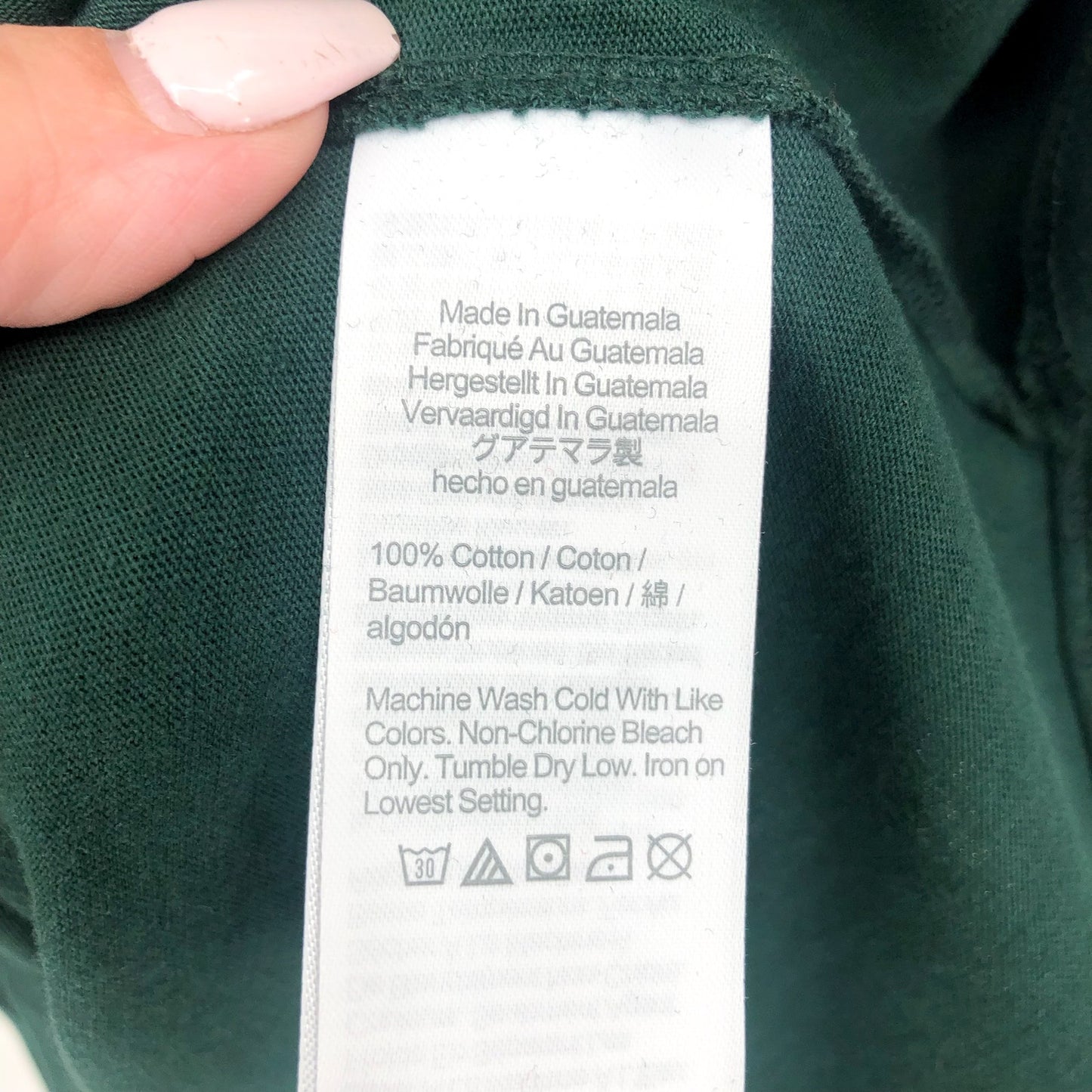 J.Crew Mens Cotton Washed Jersey Tee Large Green Short Sleeve NWOT