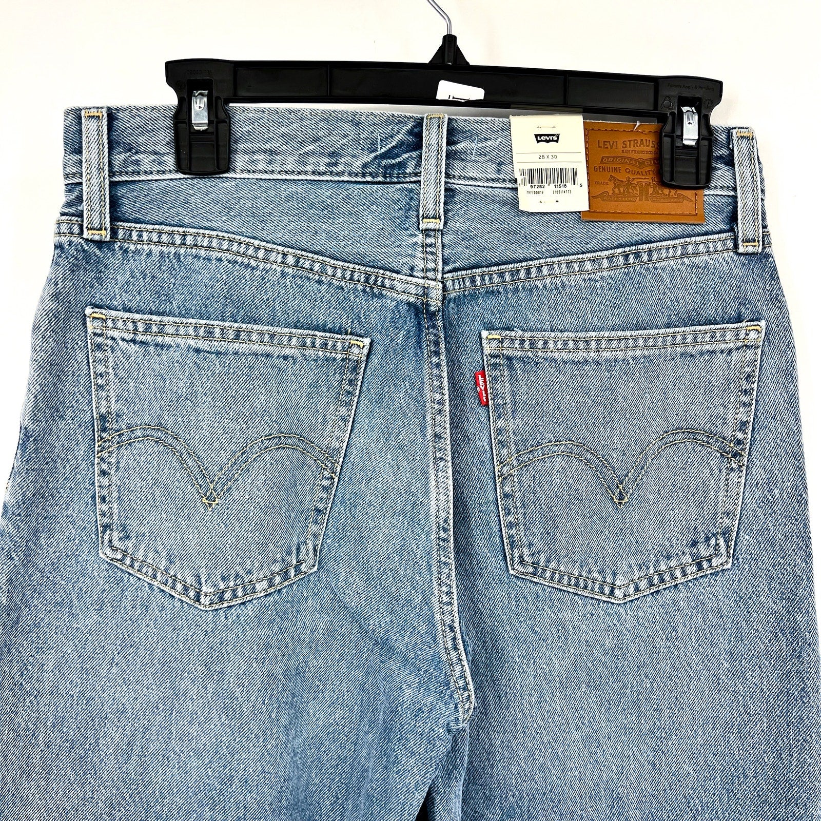 LEVI'S Womens Dad Straight Jeans 28x30 Size 6 Far And Wide Light 79770-0019 NWT