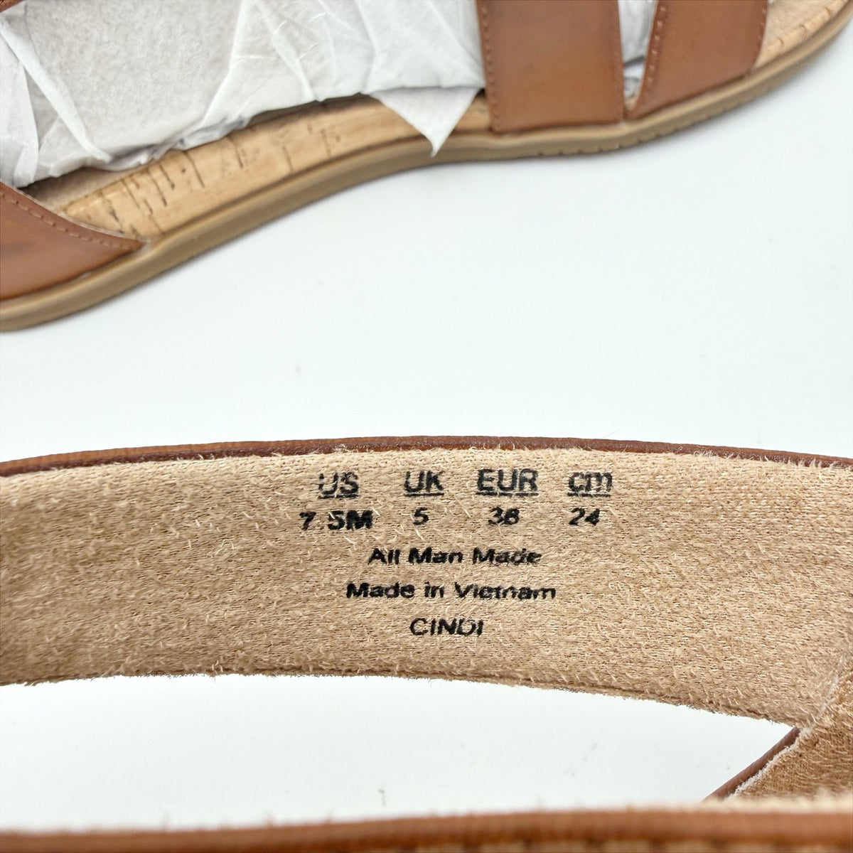 Soul Naturalizer Womens Cindi Sandals Size 7.5 M EU 38 Toffee Brown NIB