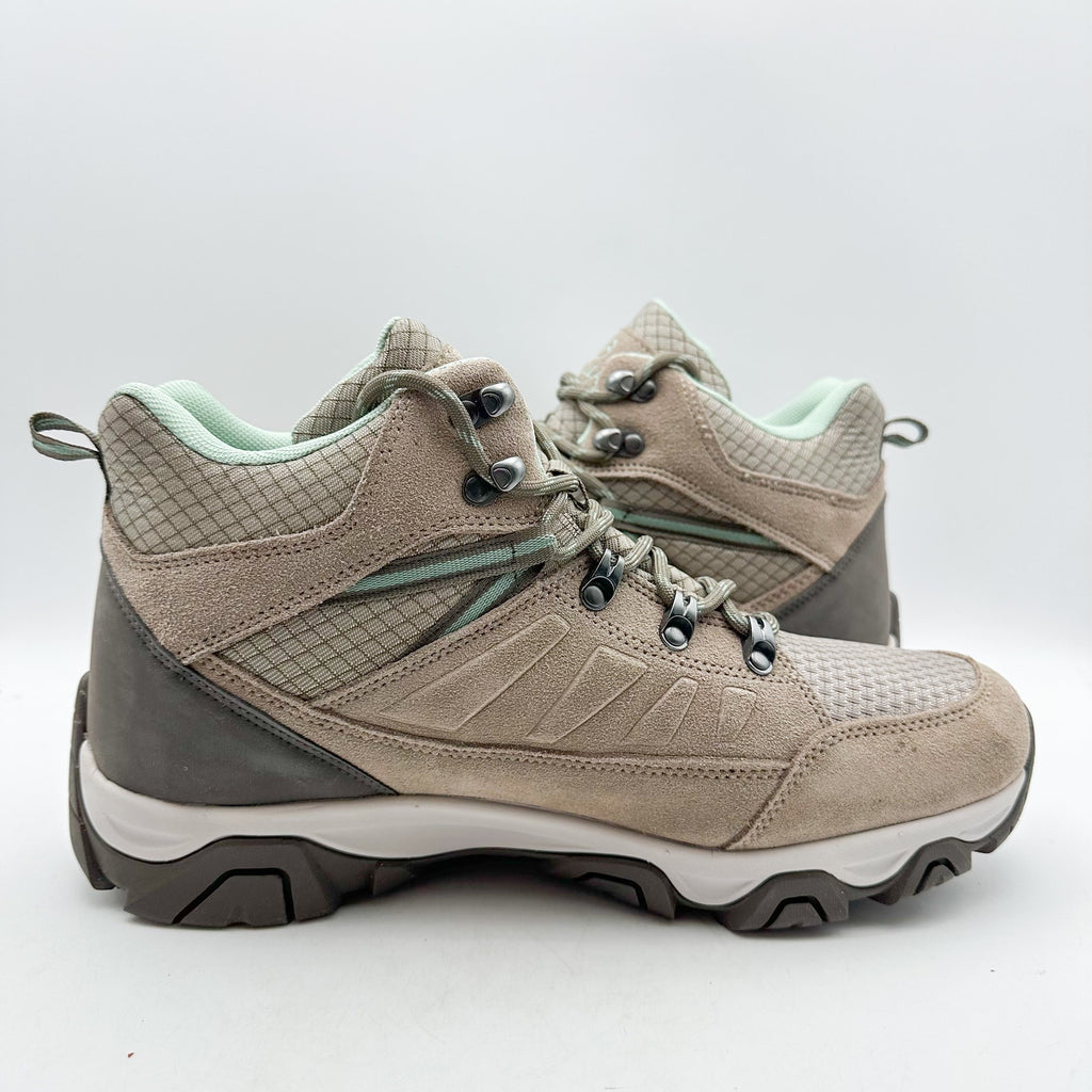 MAGELLAN OUTDOOR Womens Pro Explore Mid Trek Hiker Boots US 11 Beige WP NWOB