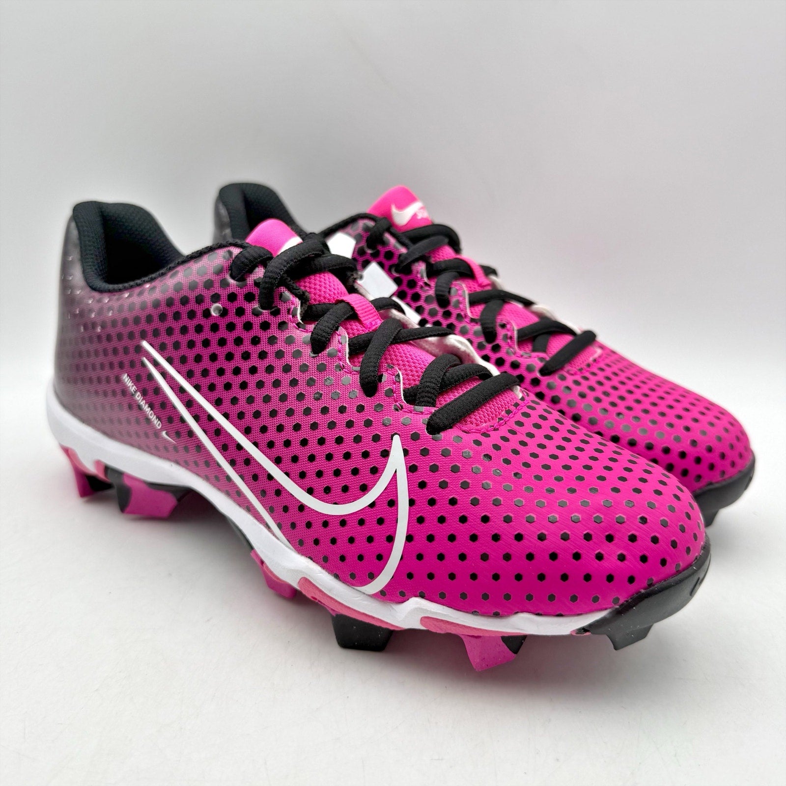 Nike Kids Hyperdiamond 4 Keystone GG Softball Cleats US 5.5 Y Pink CZ5919 NWOB