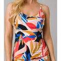 PRANA Women's Jess Reversible Tankini Swim Top Small Tropics Print Floral NWT