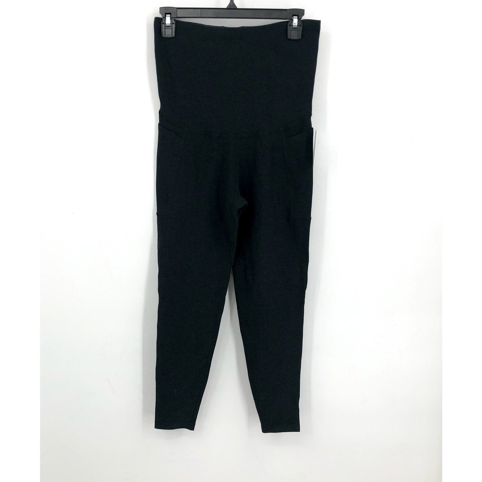 BEYOND YOGA Spacedye Love the Bump Midi Legging Small Grey Darkest Night NWOT