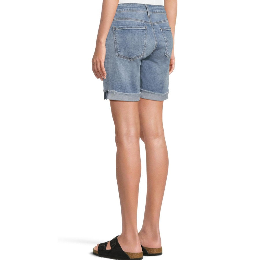 KUT FROM THE KLOTH Women's Catherine Boyfriend Denim Shorts Size 10 Blue NWT