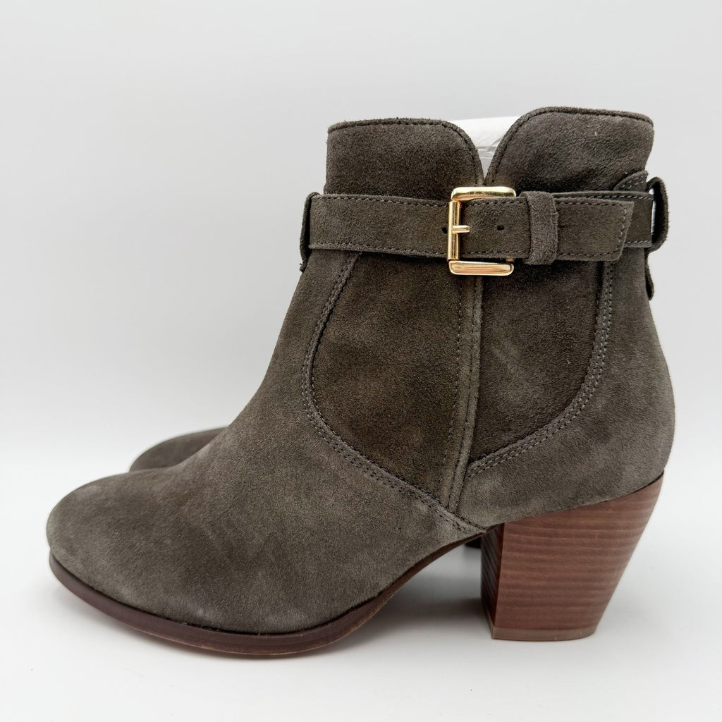 Diba True Womens Margaux Ankle Bootie Size 7 Grey Suede NWOB