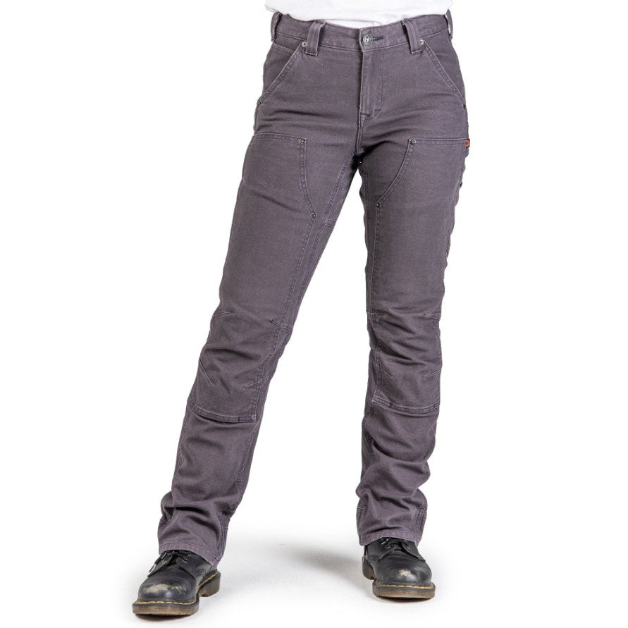 DOVETAIL WORKWEAR Women's Britt Utility Pants Size 16/34 Dark Grey Canvas NWT