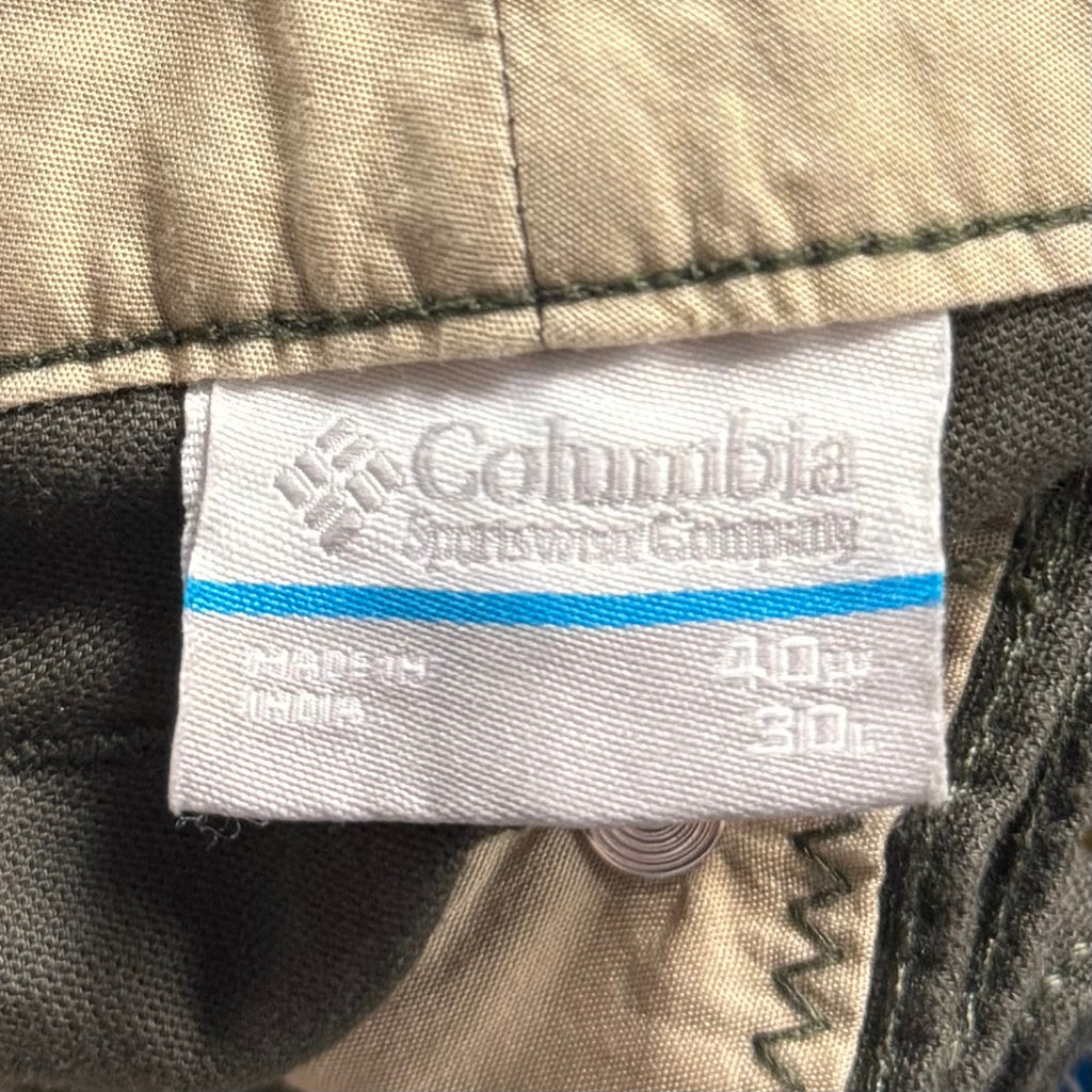 COLUMBIA Men's Flex ROC Pants 40x30 Forest Green Alpine Tundra Stretch NWT