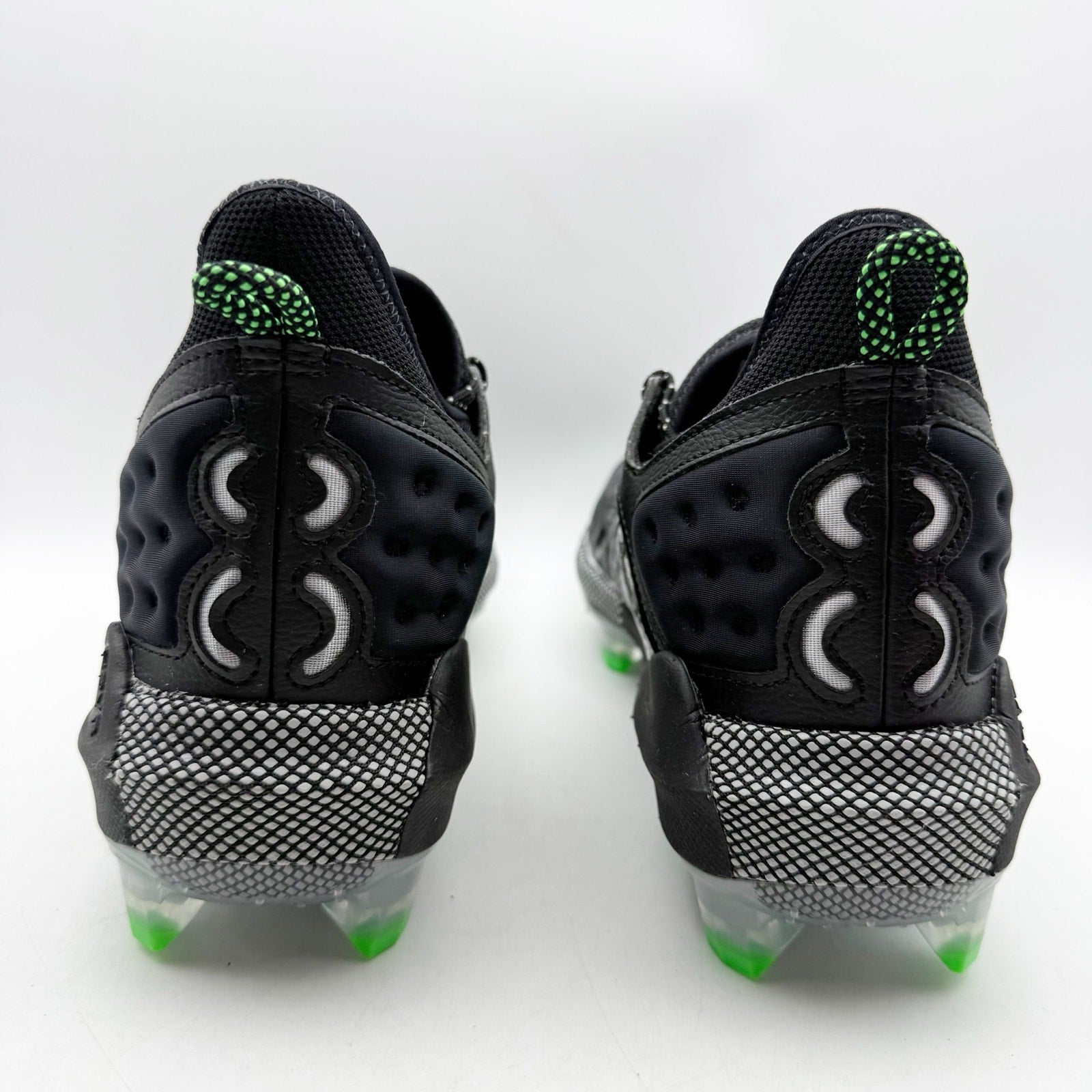 Under Armour Mens Harper 8 Elite Baseball Cleats US 11 EU 45 Black Green NIB