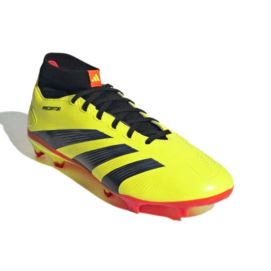 Adidas Mens Predator League Mid FG Soccer Cleats US 10 Yellow Black Athletic NIB