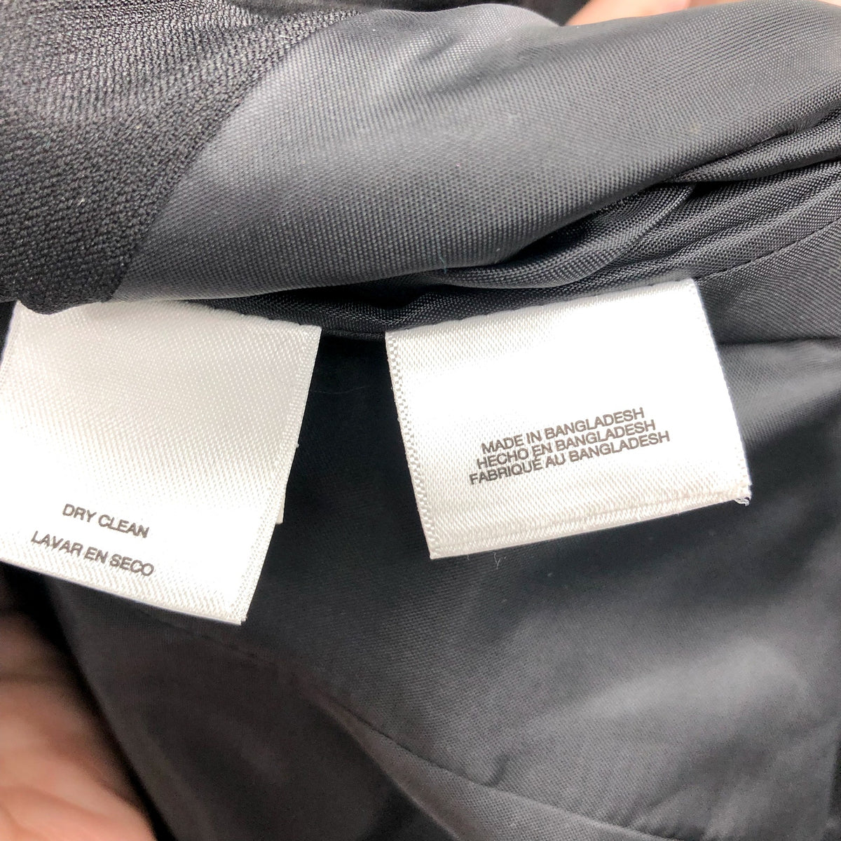 LE SUIT Women's Single Button Blazer Size 14W Black Suit Jacket NWT
