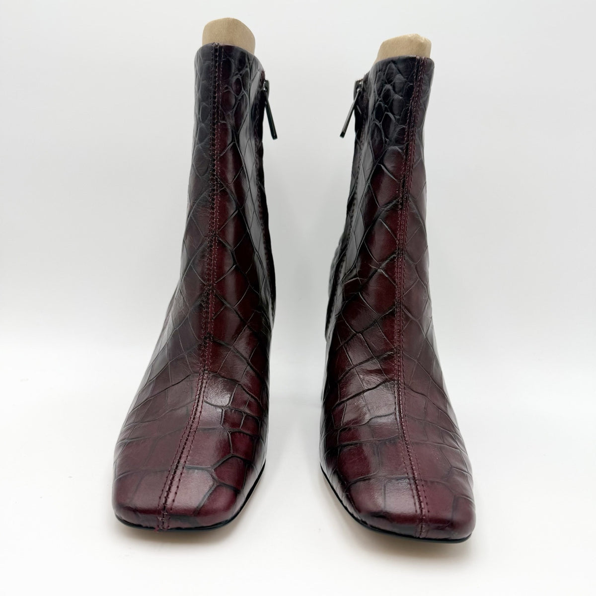 Sam Edelman Womens Codie Ankle Bootie Size 5 M Bordeaux Red Leather NIB