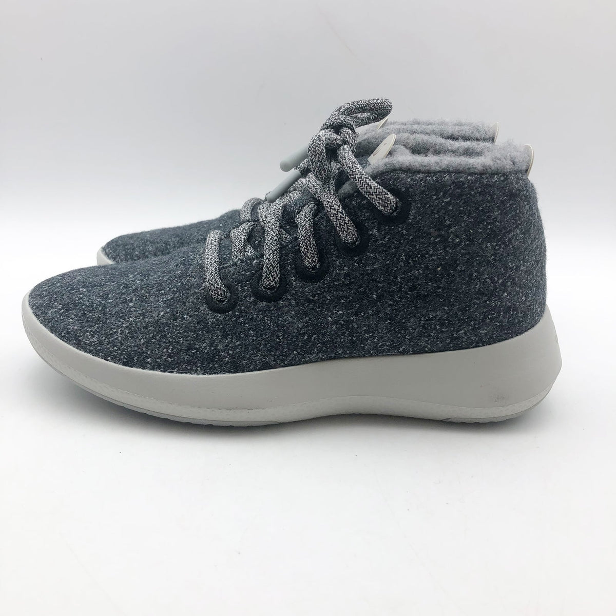 AllBirds Womens Runner-up Mizzle High Top Sneakers Size 7 EU 37 Grey Wool NIB