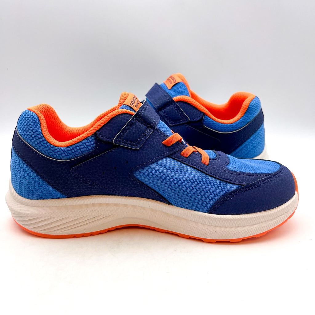 SAUCONY Big Kid's Cohesion KDZ A/C Athletic Shoes Size 6M Blue Orange NWOB