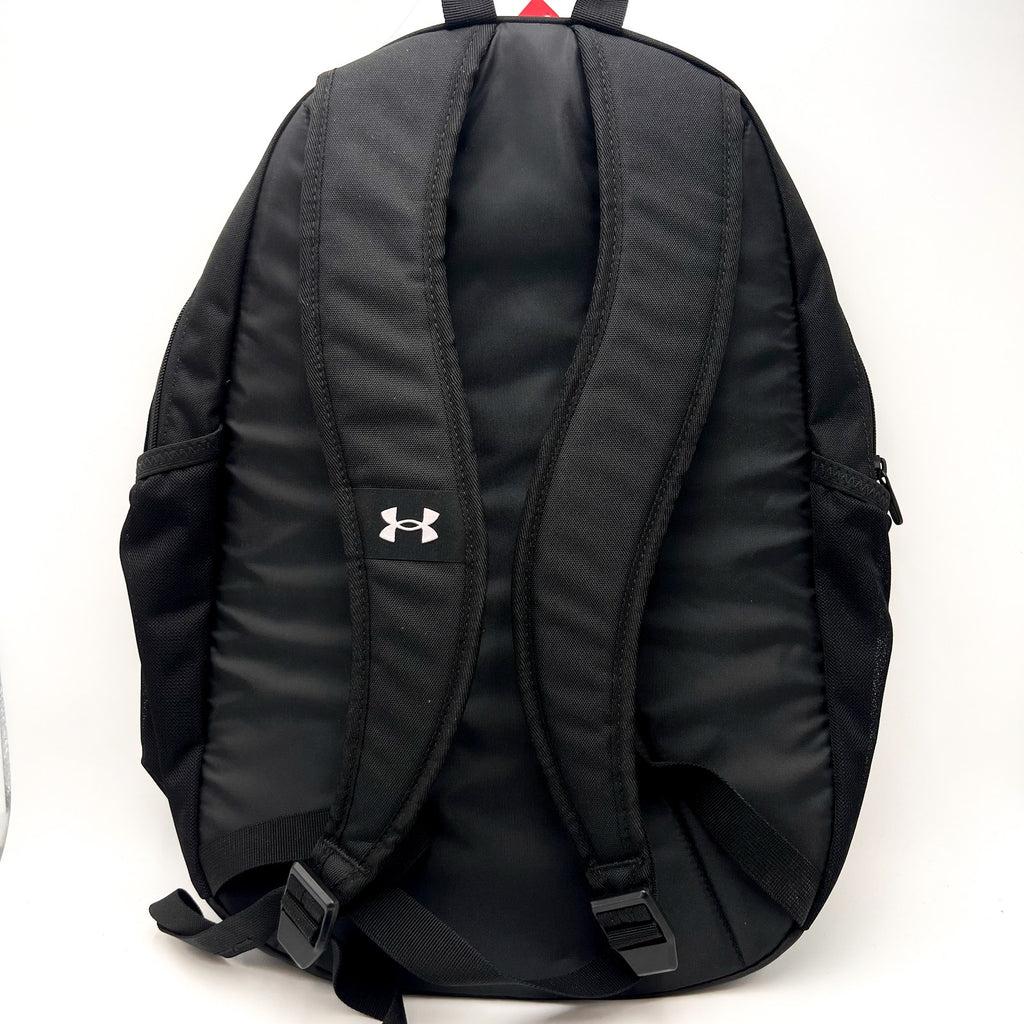 UNDER ARMOUR Hustle Sport 6.0 Backpack Black Metallic Silver Water ResistantNWOT
