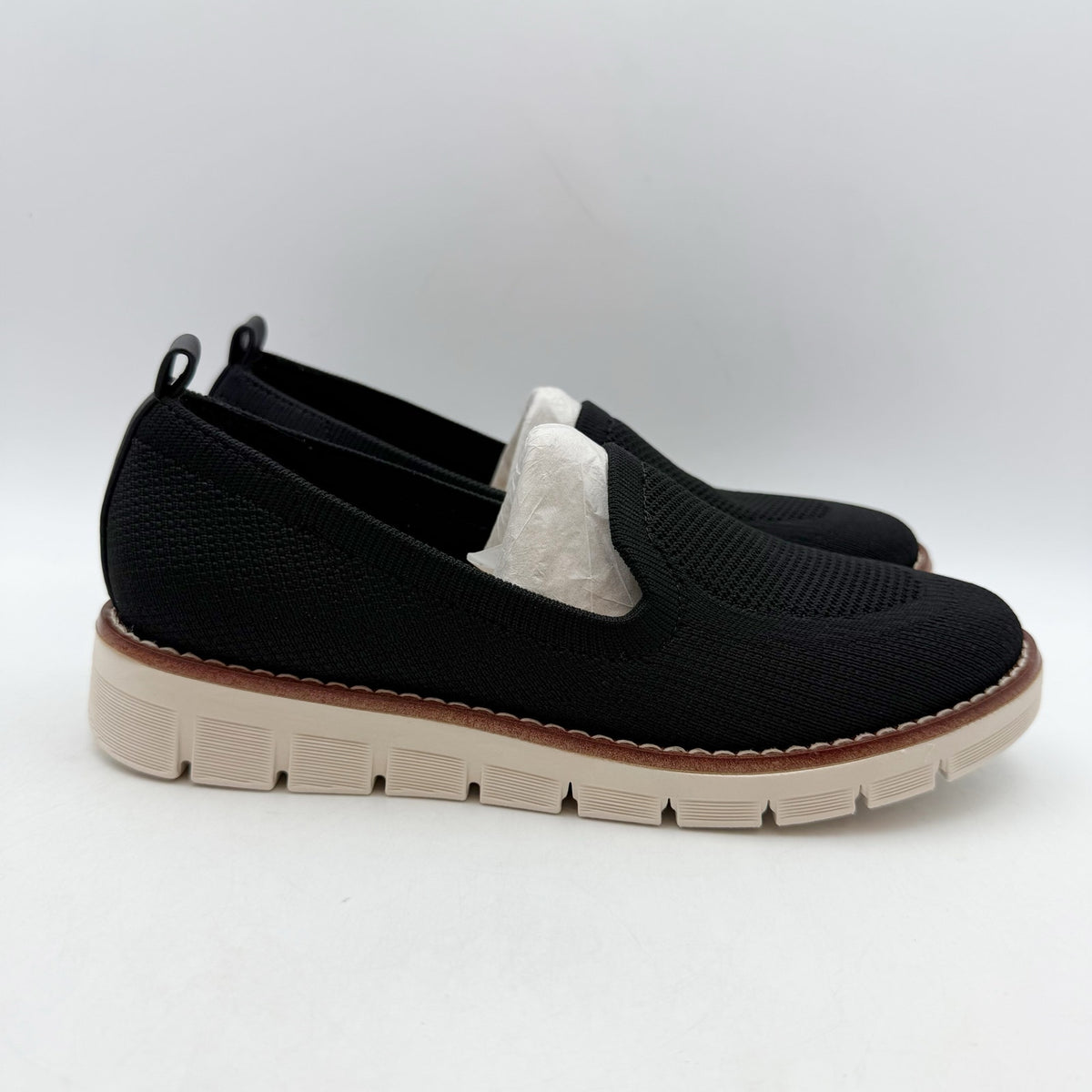Easy Spirit Womens Valina Casual Shoes Size 6 M Black Slip On Loafers NIB