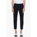 AKRIS PUNTO Womens Frankie Crop Pants Size 12 Black Stretch Cotton Trouser NWT
