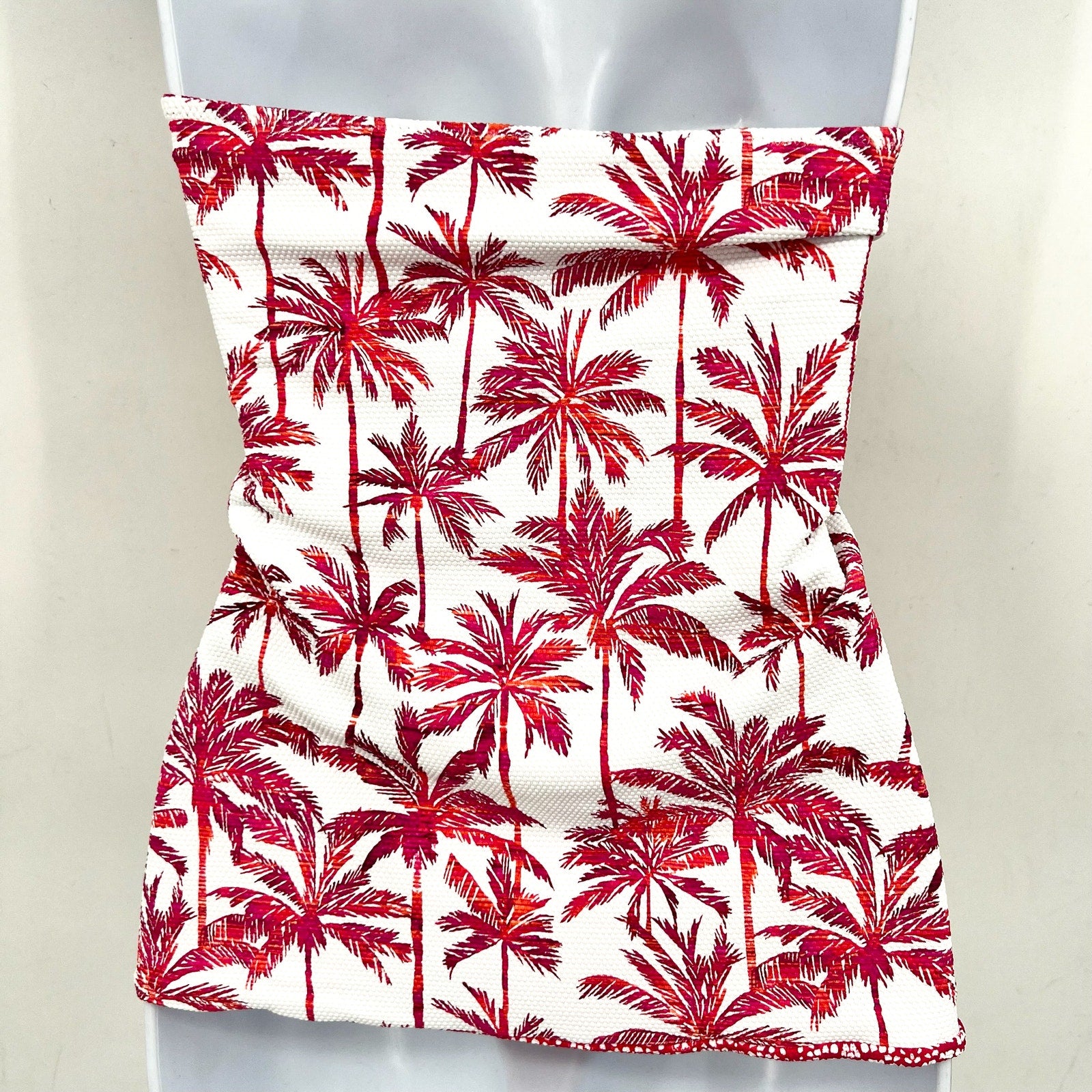 TOMMY BAHAMA Island Cays Halter Tankini XL Pink Maui Pointelle Reversible NWT