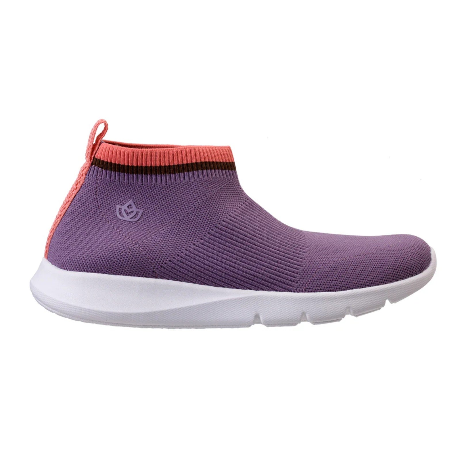 Spenco Womens Pure Love Knit Casual Sneaker 10 WIDE Elderberry Purple NIB