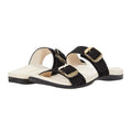 Spenco Womens Vista Slip On Sandals US 7.5 WIDE Black Leather Arch Support NIB