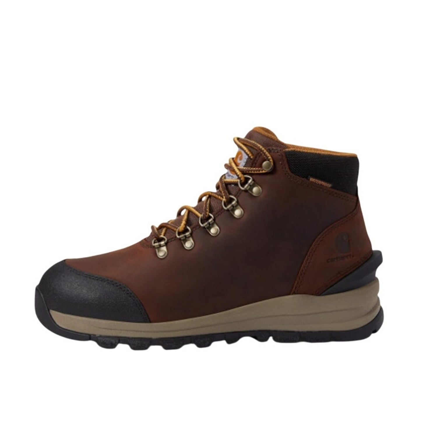 Carhartt Mens Gilmore 5" Work Boots US 8.5 Wide Brown Alloy Toe Waterproof NIB