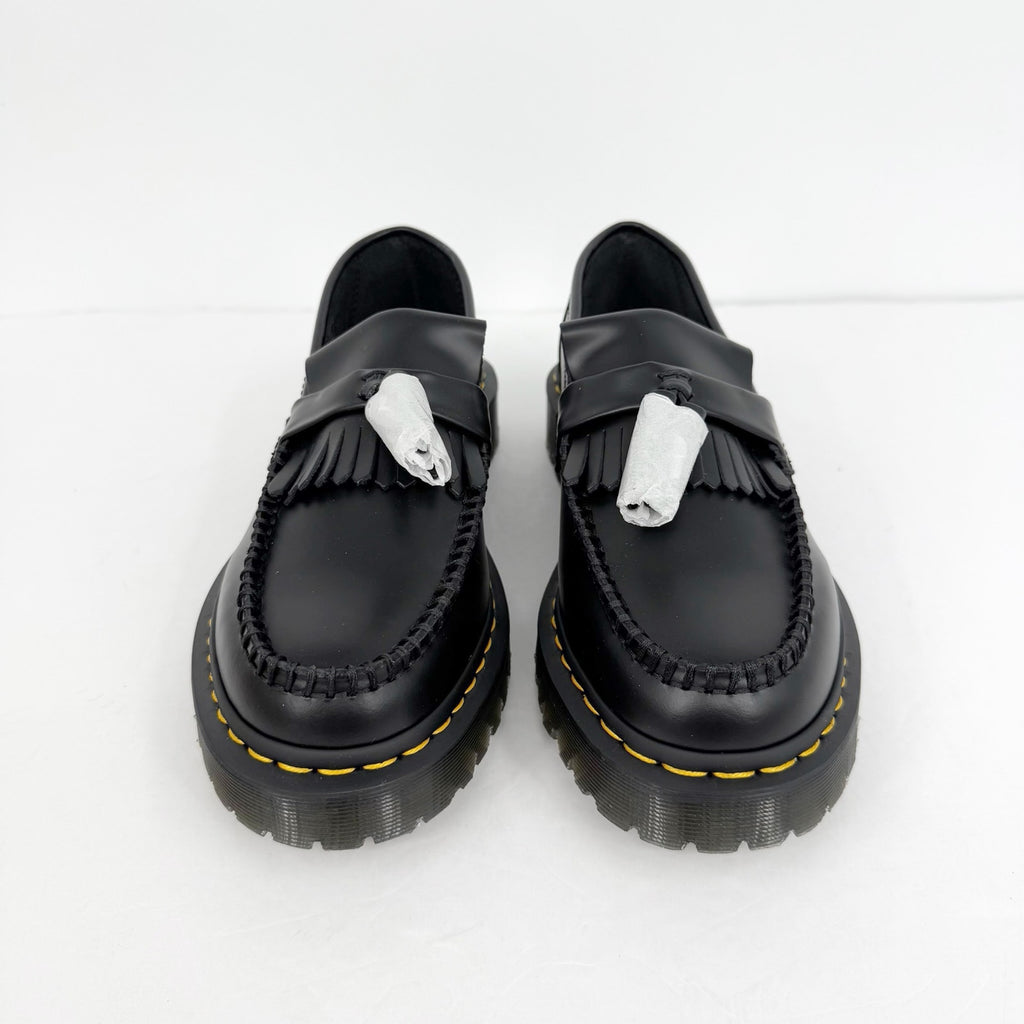 Dr. Martens Womens Audrick Platform Loafers US 11 EU 43 Black Nappa Lux NWOB