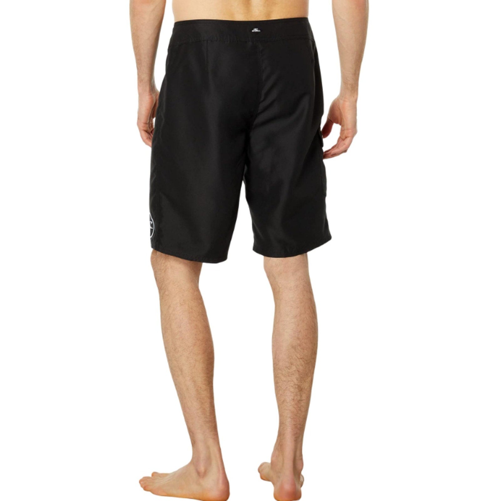 O'NEILL Men's Santa Cruz Solid 2.0 Boardshorts Size 28 Small Black White NWOT