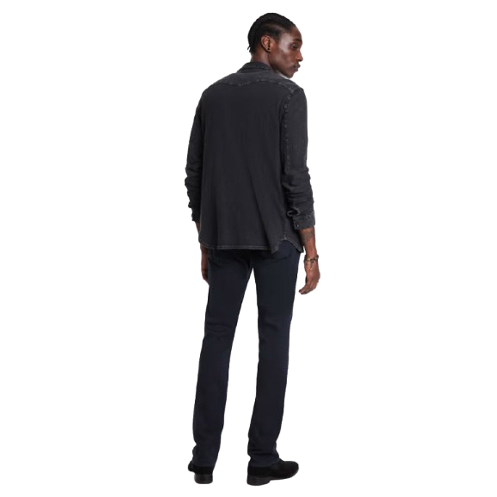 John Varvatos Mens J701 Weft Regular Fit Jeans 32x32 Dark Blue Denim NWT